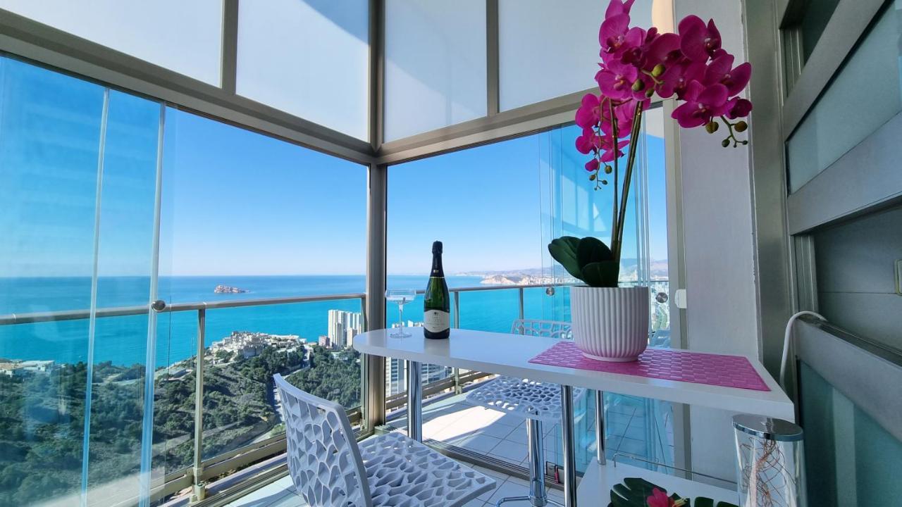 Lujoso apartamento en la planta 40 - Muy soleado Benidorm Exterior foto