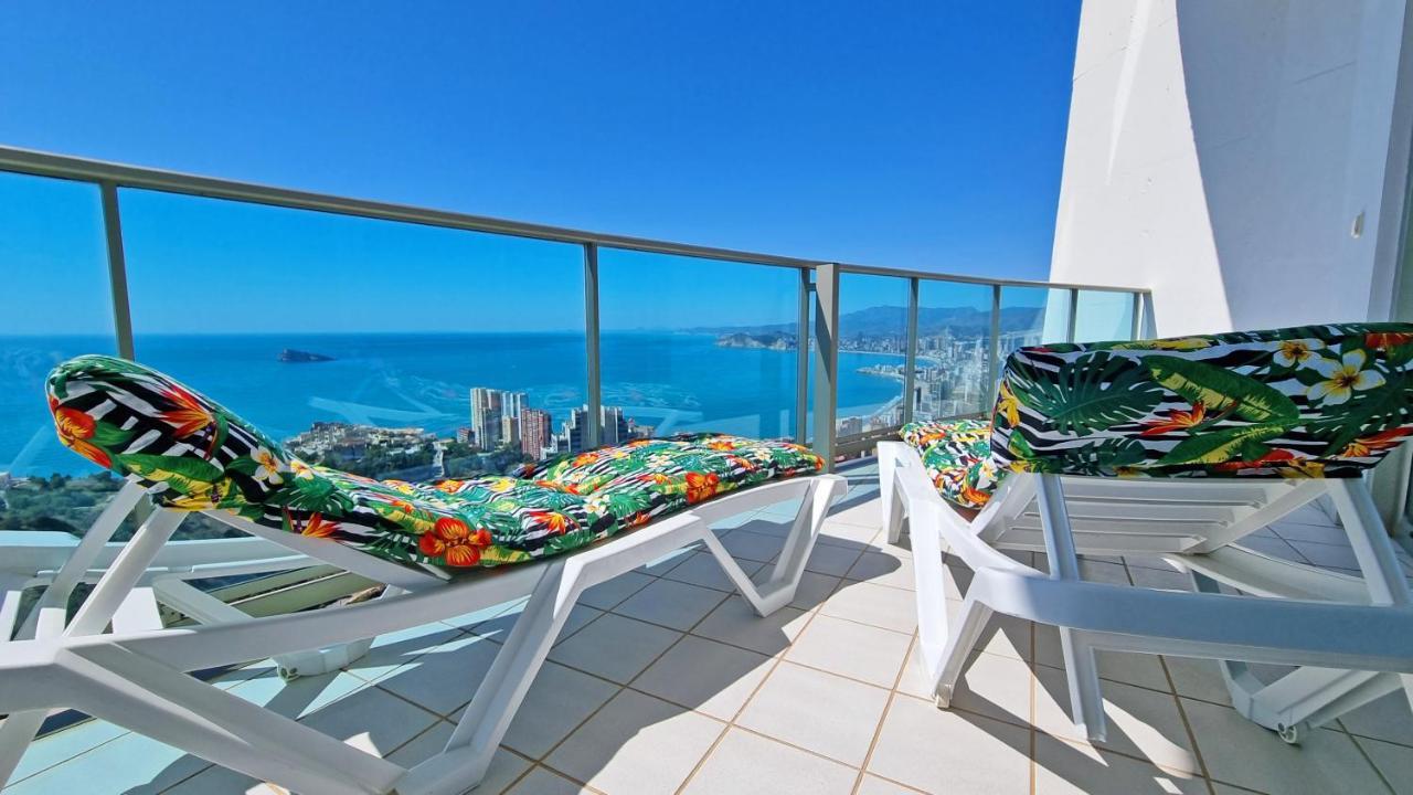 Lujoso apartamento en la planta 40 - Muy soleado Benidorm Exterior foto